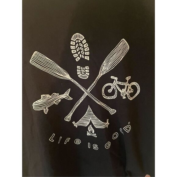 Life Is Good T-Shirt (SZ L) - Picture 2 of 4